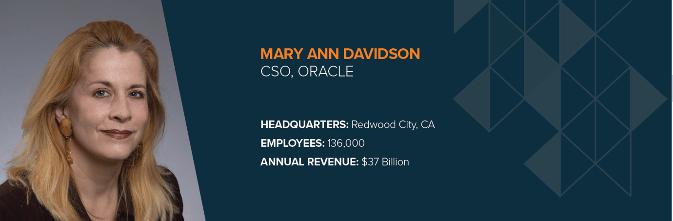 Profile: Mary Ann Davidson, CSO, Oracle